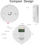 Thumbnail 1 de AGSMXSYG Carbon Monoxide Alarm with Digital Display ⛑️