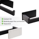 Thumbnail 1 de Aikzik Toilet Roll Holder with Self-adhesive 304 Stainless Steel 📦