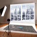 Thumbnail 2 de Aisnyho Winter Snow Scene Backdrop 8x6ft 🎞️