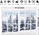 Thumbnail 5 de Aisnyho Winter Snow Scene Backdrop 8x6ft 🎞️