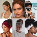 Thumbnail principal de AIZIYIN P6COLOR3 cotton flower turban headband 🎀