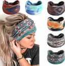 Thumbnail 3 de AIZIYIN P6COLOR3 cotton flower turban headband 🎀