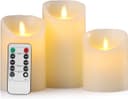 Thumbnail principal de Aku Tonpa Flameless Candles Pack of 3 24‑hour timer 🕯️