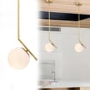 Thumbnail principal de Alighting Gold Pendant Lights 5.9in glass pendant 💡