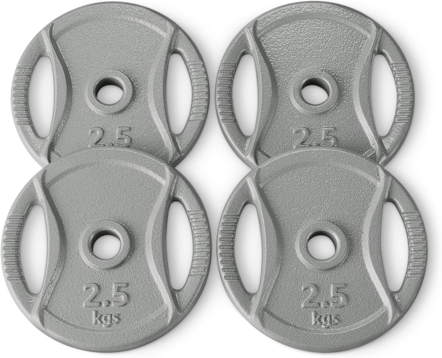 Amazon Basics 2.5cm Grip Cast Iron Weight Plates 2.5cm Grip cast iron weight plates 📦