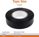Thumbnail 4 de Amazon Basics Electrical Tape 3/4-inch 60 ft 🧰