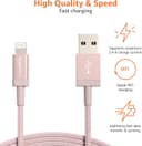 Thumbnail 2 de Amazon Basics Nylon Braided Lightning to USB A cable 0.9 m 📱