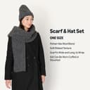 Thumbnail 1 de Amazon Essentials Faux Mohair Scarf & Hat Set 🧣