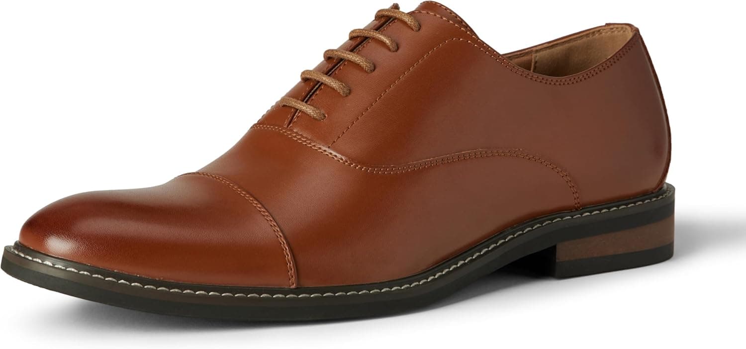 Amazon Essentials Men's Cap Toe Oxford Dress Shoes 👞