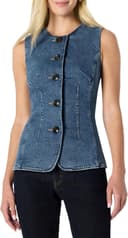 Thumbnail principal de Amazon Essentials Regular-Fit Denim Gilet for Women 🧥