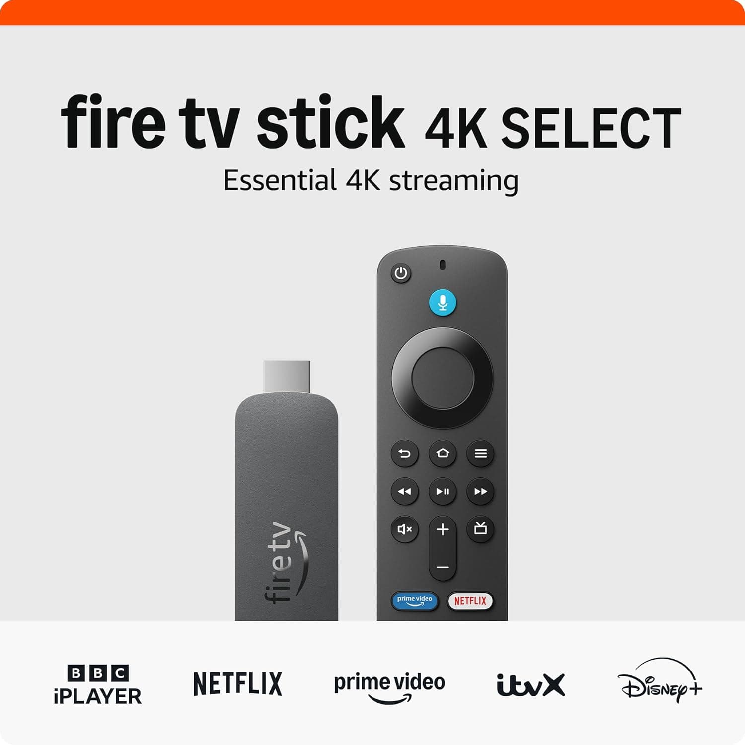 Amazon Fire TV Stick 4K Select 4K streaming device 📺