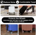 Thumbnail 3 de AmiCera Suitcase Wheel Protectors 8pcs — wheel covers 🧳