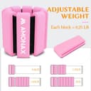Thumbnail 5 de Amonax Adjustable Ankle and Wrist Weights 1 lb 🏋️♀️