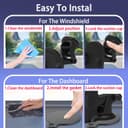 Thumbnail 2 de ANCOOLE Car Phone Holder with strong suction cup 📱