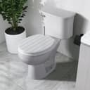 Thumbnail 6 de Angel Shield White Wooden Toilet Seat Antibacterial Adjustable Hinges Toilet Seat Fits Never Slips for Bathroom with Soft Close and Quick Release for Easy Clean and Assembly (Soft Close, White)
Angel Shield White Wooden Toilet Seat Antibacterial A…