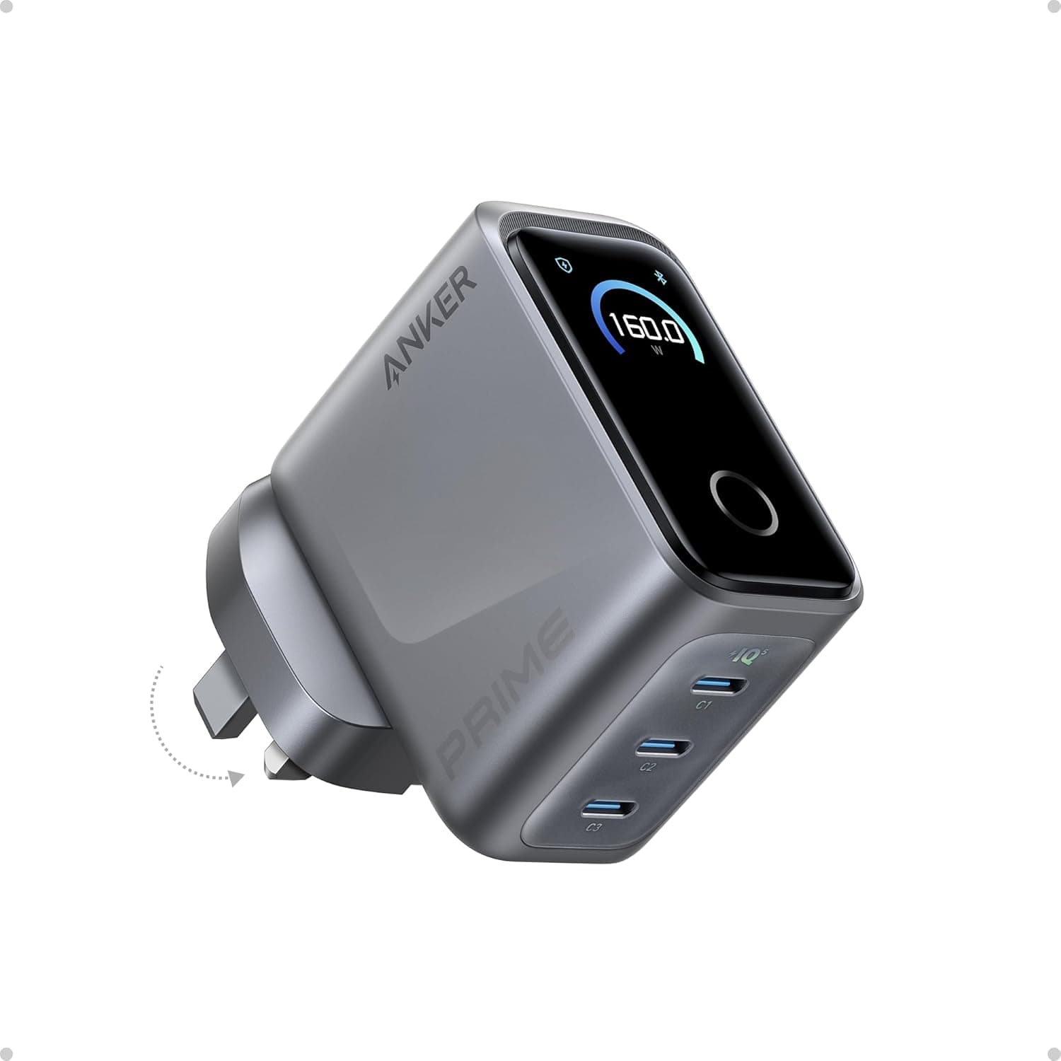Anker Prime 160W 3‑Port USB‑C charger 📱