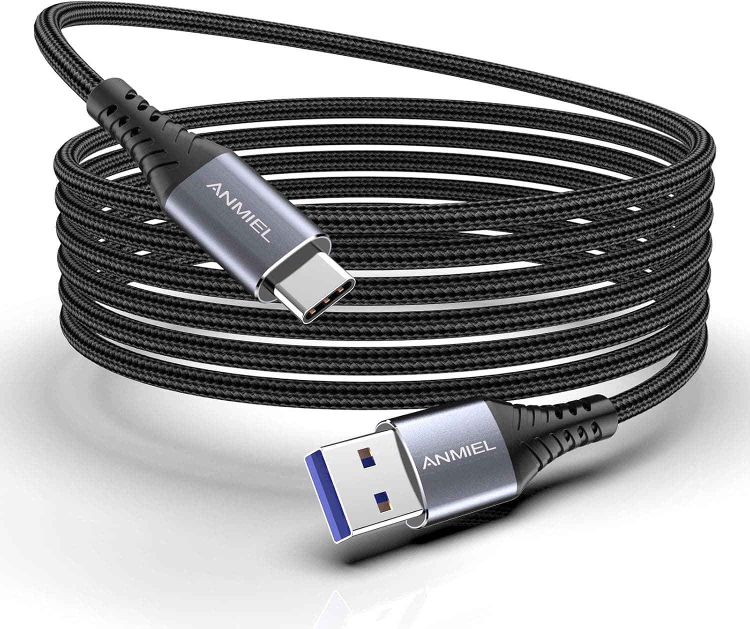 ANMIEL USB C Cable 3m – USB-C to USB-A braided cable 📱