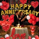 Thumbnail 1 de Anniversary Decorations Balloons arch with banner 🎈