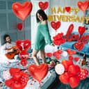 Thumbnail 3 de Anniversary Decorations Balloons arch with banner 🎈
