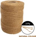 Thumbnail 1 de ANSIO Natural Jute Twine 101 m – 2 mm Garden Twine 🧵
