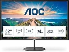 AOC Q32V4 32-inch QHD monitor 75Hz 📺