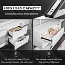 Thumbnail 4 de AOLISHENG Drawer Runners 300mm 45kg load capacity 🛠️