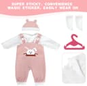 Thumbnail 4 de Aolso Hooded Rabbit Overalls for 14–18in dolls 🧸