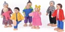 Thumbnail 3 de Aolso Wooden Dolls House Family Set 8 people 🧸
