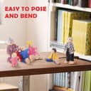 Thumbnail 4 de Aolso Wooden Dolls House Family Set 8 people 🧸