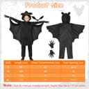 Thumbnail 1 de Aomig Bat Vampire Costume for Kids 🧛♂️