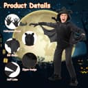 Thumbnail 2 de Aomig Bat Vampire Costume for Kids 🧛♂️