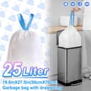 Thumbnail 1 de AOSULI 25L Bin Liners with Drawstring Tie Handle 🗑️