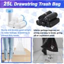 Thumbnail 2 de AOSULI 25L Bin Liners with Drawstring Tie Handle 🗑️