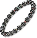 Thumbnail 5 de Apocalyptic-K Magnetic Hematite Bracelet，6/8MM，Magnetic Bracelet with Rhinestones,Antistatic，Eliminate static electricity，
Apocalyptic-K Magnetic Hematite Bracelet，6/8M…