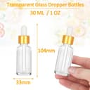 Thumbnail 1 de Apstaqeoo 30ml glass dropper bottles for oils 🧴
