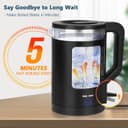 Thumbnail 1 de Aqualix Electric Kettle 1.7L 3000W with Keep Warm ⌚