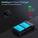 Thumbnail 4 de Artman LP-E17 2-Pack Battery with Dual USB Charger 📷