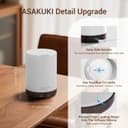 Thumbnail 1 de ASAKUKI 300ml ultrasonic essential oil diffuser 🌫️