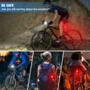 Thumbnail 5 de Ascher USB Rechargeable Bike Light Set 650mAh 🚲