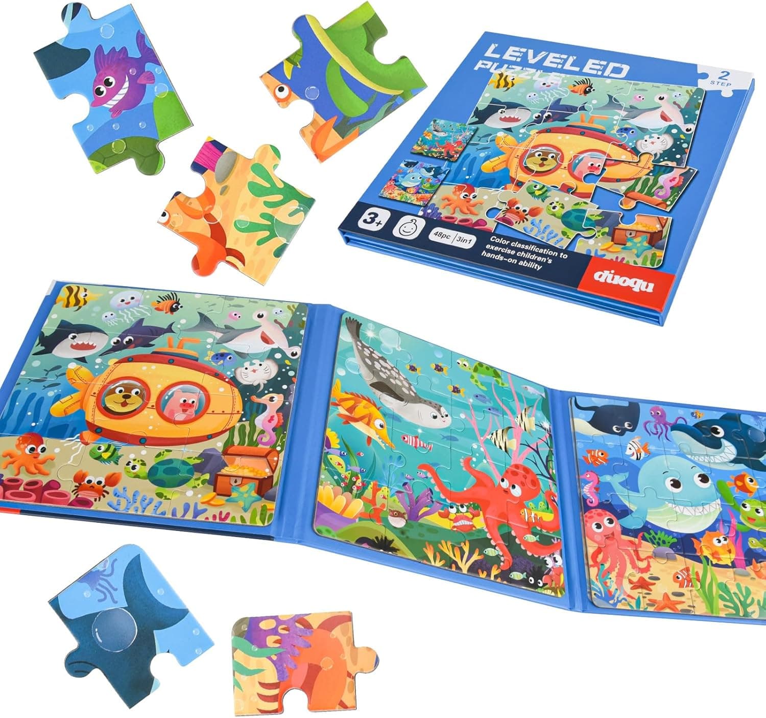 ASTARON Magnetic Puzzles for Toddlers 12 pcs 🧩