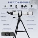 Thumbnail 4 de Astronomy Telescope 90mm Refractor for Beginners 📷