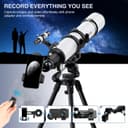 Thumbnail 5 de Astronomy Telescope 90mm Refractor for Beginners 📷