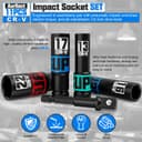 Thumbnail 2 de Aurlloct 1/2" Drive Impact Socket Set 11pcs 🔧