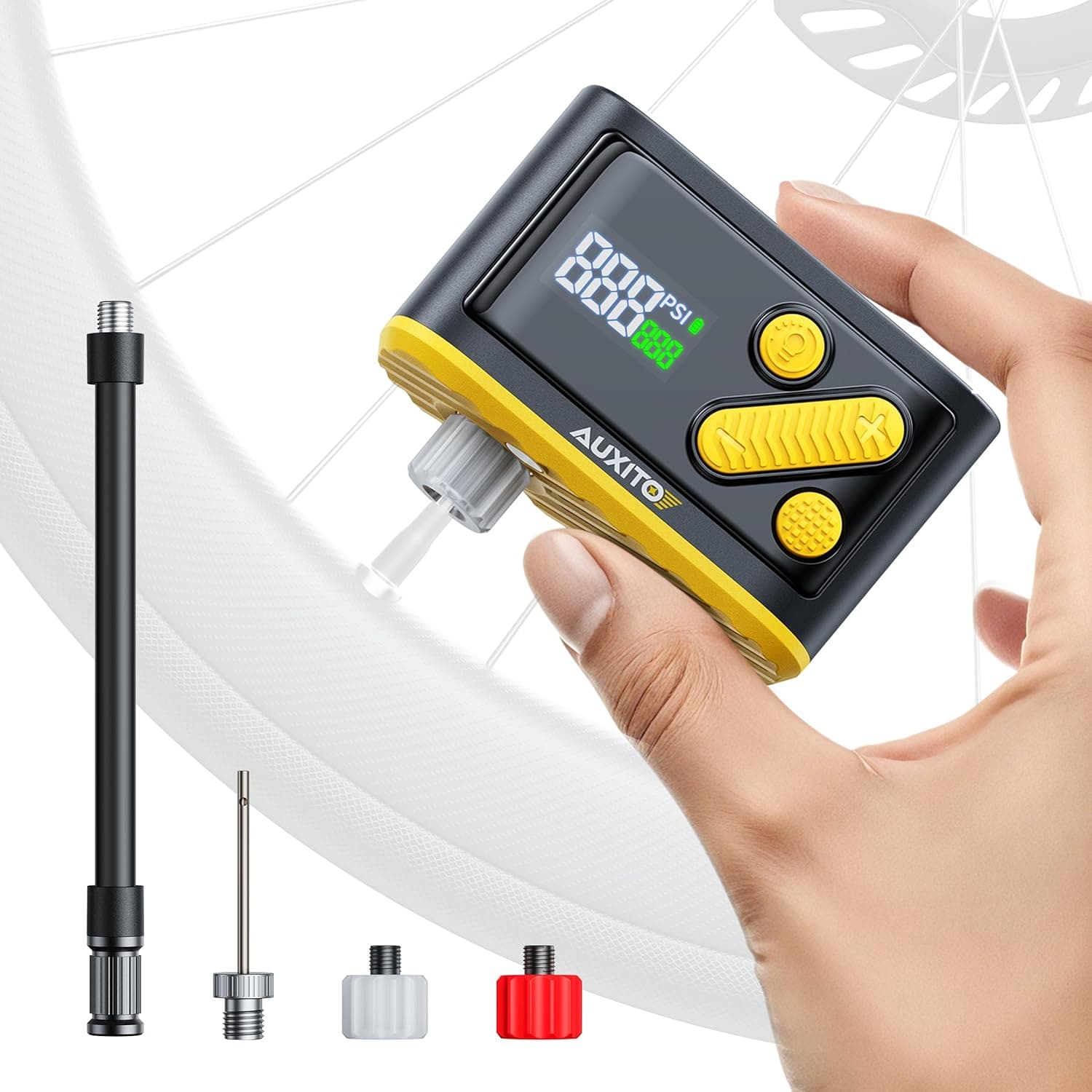 AUXITO Mini Electric Bike Pump 120 PSI 🚲