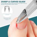 Thumbnail 2 de Auxmir 5" curved toenail clippers for ingrown nails 📷