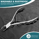 Thumbnail 4 de Auxmir 5" curved toenail clippers for ingrown nails 📷