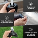 Thumbnail 2 de AXEN 150ML Soft Flask foldable running bottle 🏃♂️