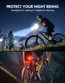 Thumbnail 5 de Babacom Bike Lights 8+7 modes USB rechargeable 🚲