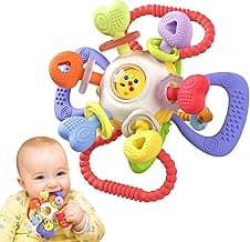 Baby Teething & Rattle Toy 0–12 months 🧸