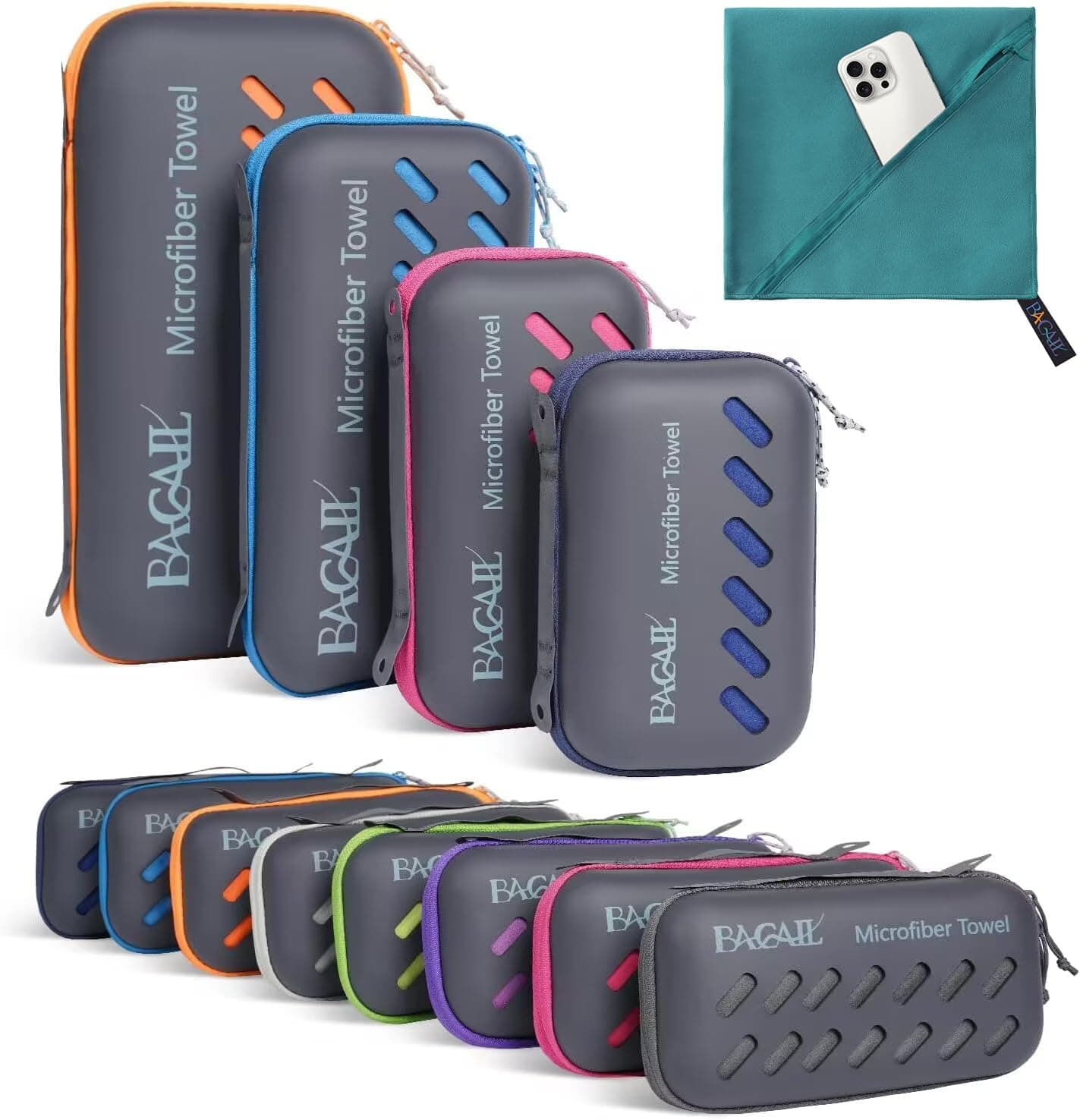 BAGAIL Microfibre Travel Towel for Camping 📷